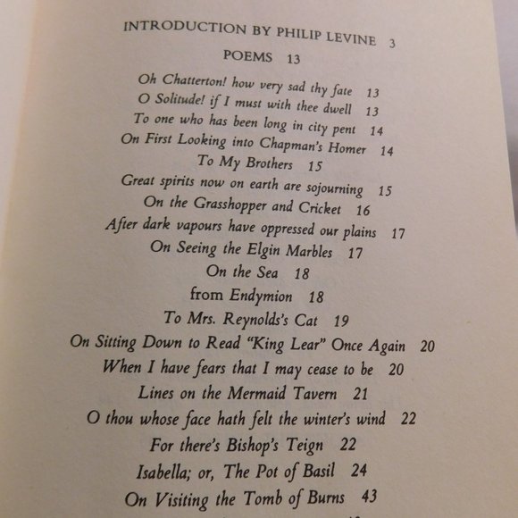 The Essential Keats Edited by Philip Levine 1993 Poems Book - Picture 6 of 8